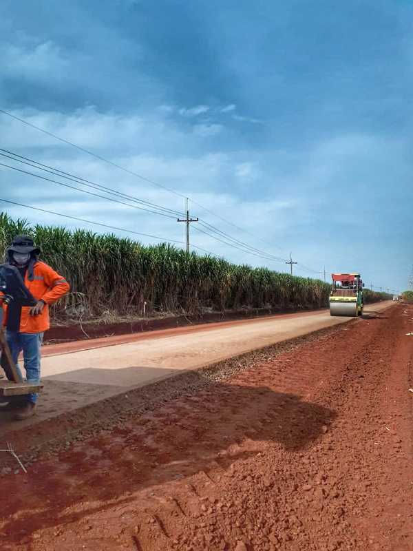 Pavimentación del tramo Santa Rosa del Monday-Línea ANDE beneficiará a 7.000 personas