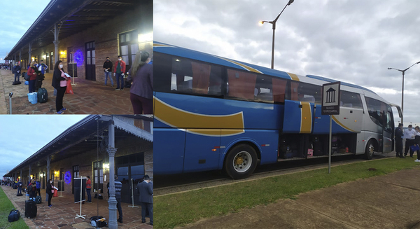 100 ARGENTINOS SON REPATRIADOS DESDE ENCARNACIÓN A PUERTO FALCÓN