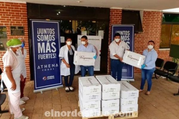 Empresa frigorífica ubicada en Belén entregó setecientos kilos de carne al Hospital Regional del IPS de Concepción