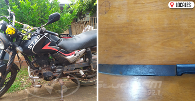 En Encarnación: Con machete en mano malvivientes se apoderaron de motocicletas