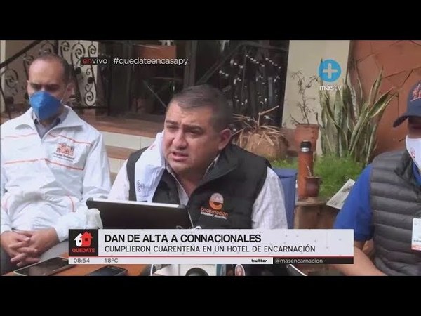 AGUARDAN RESULTADOS DE CONNACIONALES QUE CUMPLEN CUARENTENA EN HOTEL