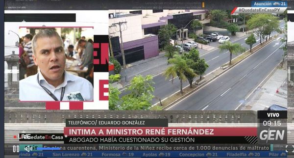 González afirma que titular de la Senac creó una “fábula” en su contra
