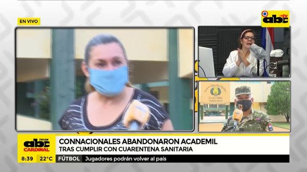 Compatriotas abandonaron albergue de la Academil - ABC Noticias - ABC Color