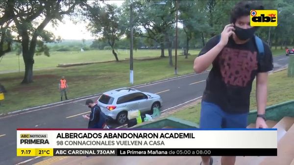 Albergados abandonaron la Academil - ABC Noticias - ABC Color