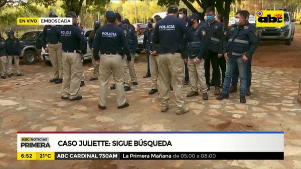 Nuevo procedimiento policial en búsqueda de Juliette - ABC Noticias - ABC Color