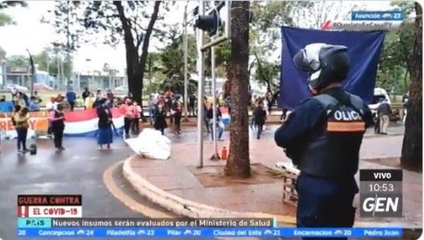 CDE: En protesta “apadrinada” por Prieto, exigen ayuda al gobierno ante la crisis por la pandemia - ADN Paraguayo