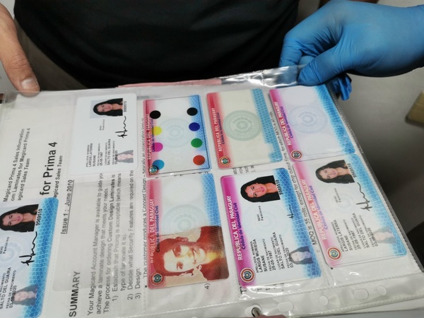 Detectan fábrica de cédulas de identidad y documentos públicos falsos: 2 detenidos - ADN Paraguayo