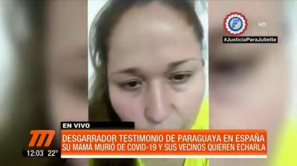 Mujer que superó el coronavirus en España pide ayuda para volver al país