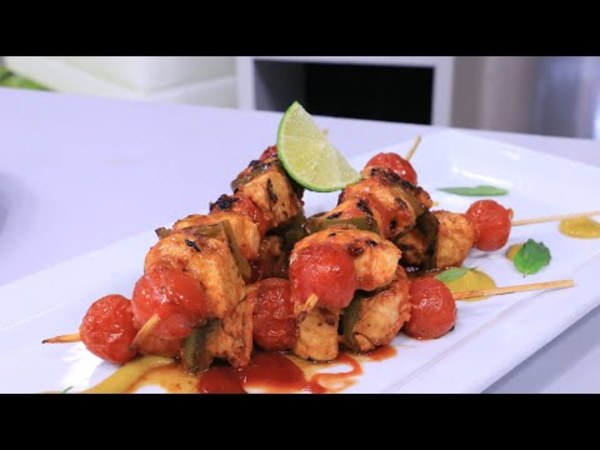 Brochetas de pollo al pimentón y Torta de queso y dulce de leche | Recetas en Vive la Vida XL