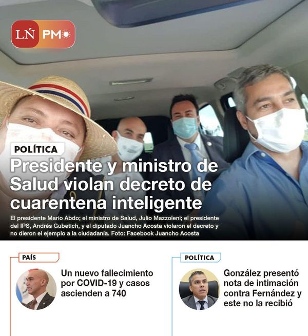 LN PM: Las noticias más importantes de la siesta