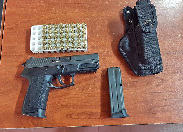 Incautan arma de grueso calibre en control policial