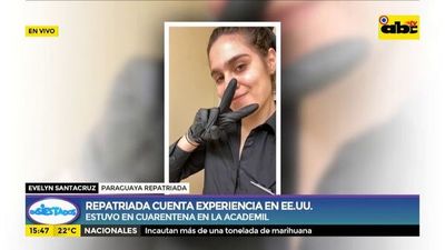 Repatriada cuenta su experiencia en Estados Unidos - Ensiestados - ABC Color