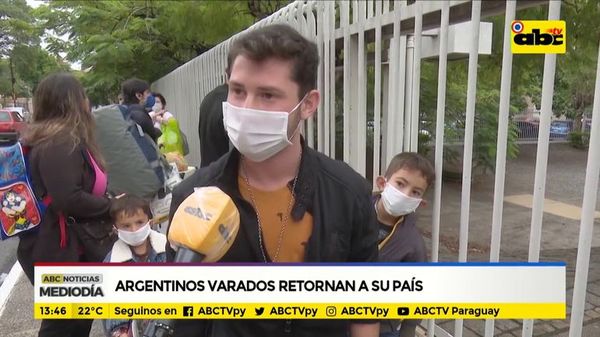 Argentinos varados retornan a su país - ABC Noticias - ABC Color