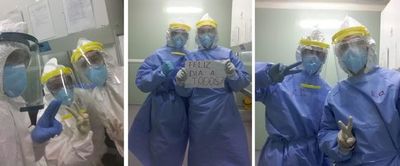 COVID-19: Voluntarios ayudan a aumentar cantidad de pruebas analizadas por día - Nacionales - ABC Color