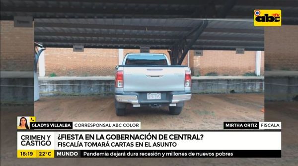 ¿Fiesta en la Gobernación de Central? - Crimen y castigo - ABC Color