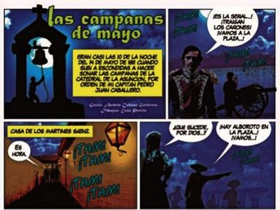 Cómic relata los sucesos del 14 y 15 de Mayo de 1811