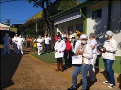 Enfermeros de Encarnación denuncian falta de equipos