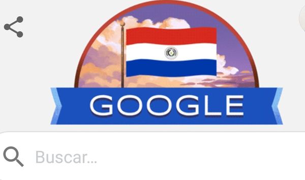 Google homenajea a Paraguay por sus 209 años de independencia