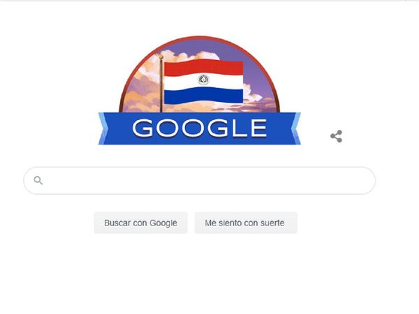 Con doodle tricolor, Google rinde un homenaje a Paraguay