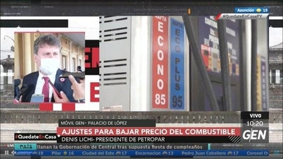 HOY / Titular de Petropar, Denis Lichi, anuncia que la próxima semana habrá novedades en relación al precio del combustible