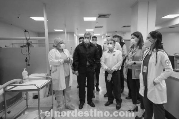 Se inauguró un bloque de terapia intensiva en el Hospital Regional y la sede del Instituto de Previsión Social en Pedro Juan Caballero
