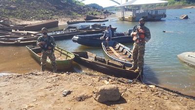 Incautan más embarcaciones en el río Paraná - ABC en el Este - ABC Color