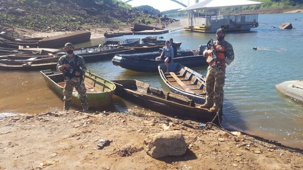 Incautan más embarcaciones en el río Paraná - ABC en el Este - ABC Color