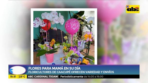 Flores para mamá en su día - Ensiestados - ABC Color