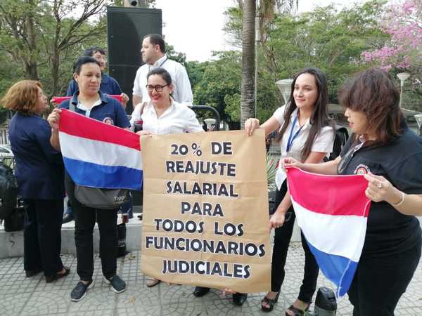 Movilización en defensa del presupuesto del PJ - Judiciales.net