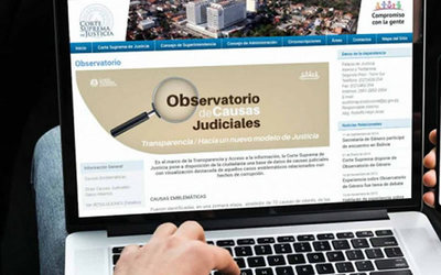 Lanzan observatorio de Causas Judiciales - Judiciales.net