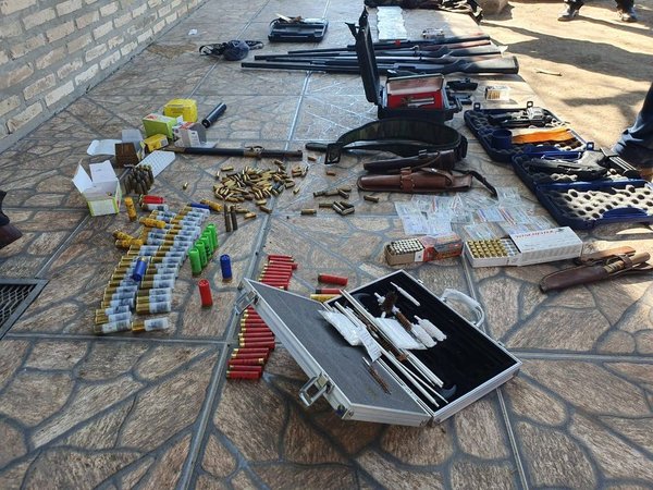 Fiscal allanó e incautó armas en vivienda de Villa Hayes - Judiciales.net