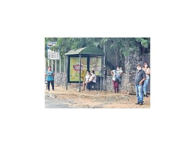 Solicitan  instalación de lavatorios en paradas de buses