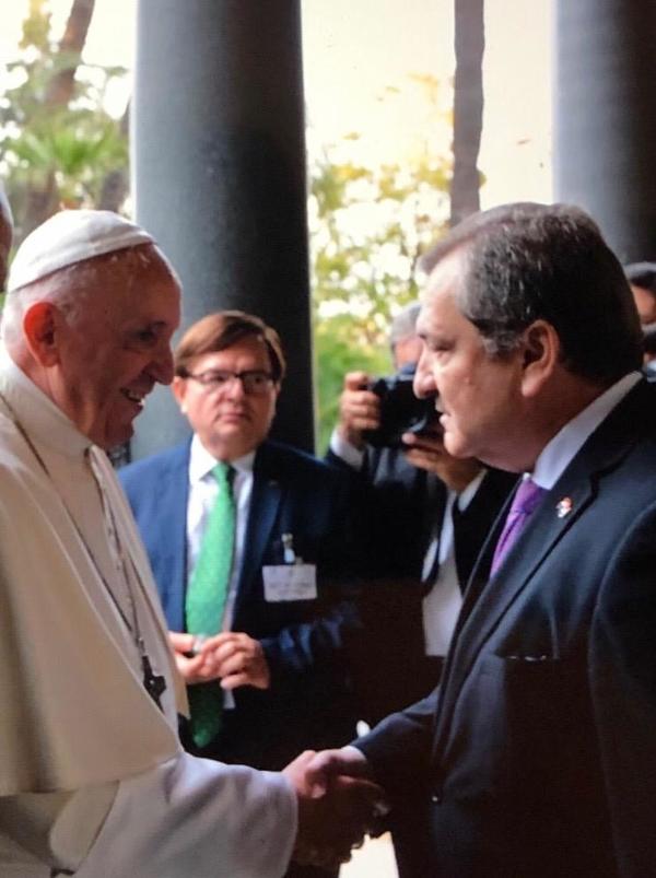 Presidente de la CSJ fue recibido por el papa Francisco - Judiciales.net