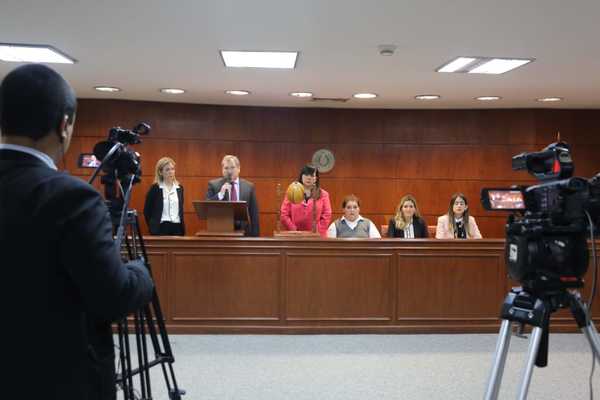 Realizaron primera transmisión de la Sala Civil - Judiciales.net