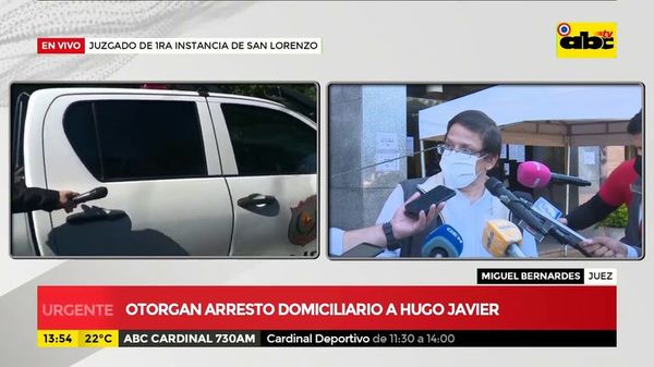 Otorgan arresto domiciliario a Hugo Javier - ABC Noticias - ABC Color
