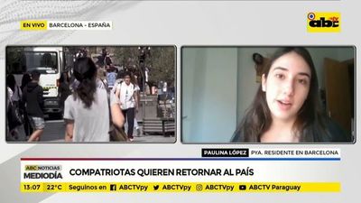 Compatriotas quieren retornar al país - ABC Noticias - ABC Color