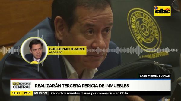 Caso Miguel Cuevas: Realizarán tercera pericia de inmuebles - ABC Noticias - ABC Color