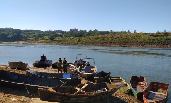 Incautan embarcaciones en aguas del río Paraná