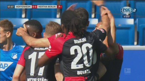 Futbolistas del Hertha Berlín rompieron protocolo en pleno festejo de gol - Megacadena — Últimas Noticias de Paraguay