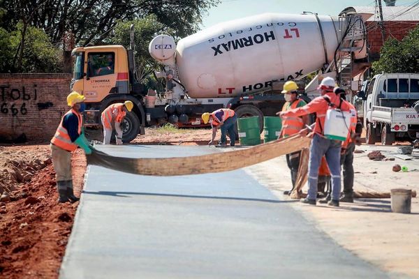Se reactivaron las obras del complejo habitacional de Mariano Roque Alonso