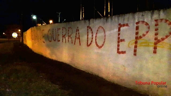 Detienen a BRASILEÑOS pintando LOAS al EPP en FOZ