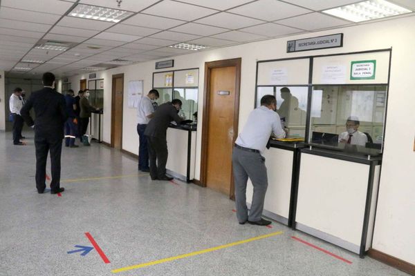 Juzgados de Primera Instancia abren sus puertas desde este lunes