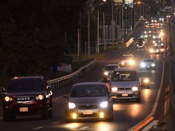 Tráfico moderado en el retorno desde el interior