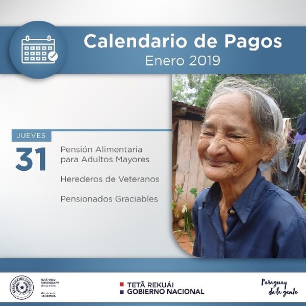 Adultos mayores cobrarán sus haberes este jueves 31 desde las 18:00 - Campo 9 Noticias