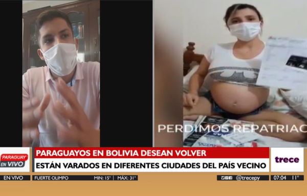 Paraguayos varados en Bolivia piden volver al país
