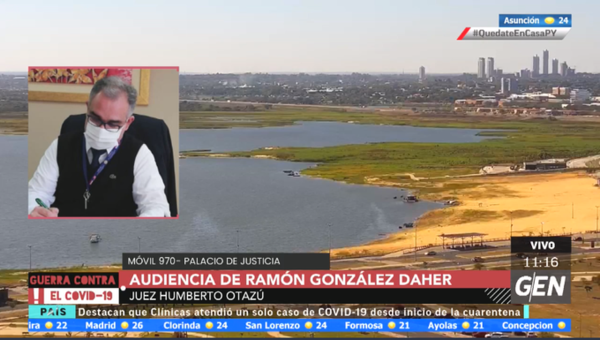 HOY / Juez Humberto Otazú, sobre el pedido de la defensa de Ramón González Daher sobre el otorgamiento de medidas cautelares