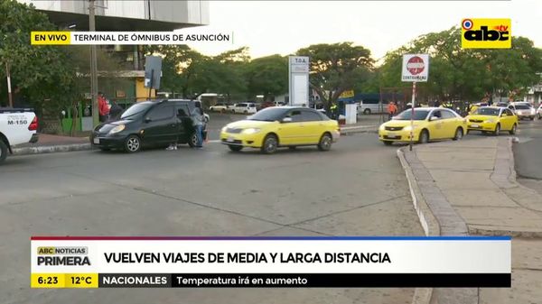 Vuelven viajes de media y larga distancia - ABC Noticias - ABC Color