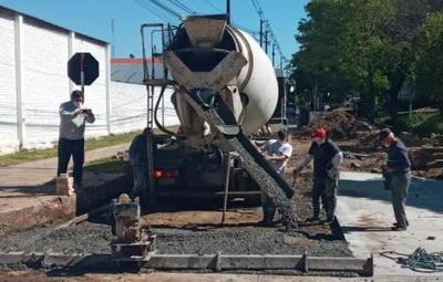 Finalizan trabajos de mejoramiento vial en la calle Serafina Dávalos de Asunción