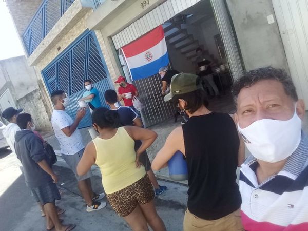 Preparan olla popular para 350 paraguayos en São Paulo