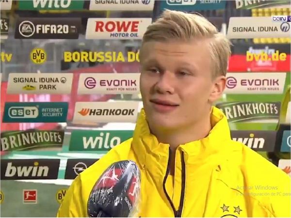 A Haaland no le gustan las entrevistas